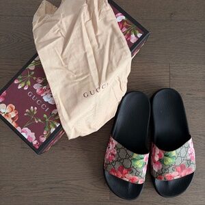 Gucci Floral Slides